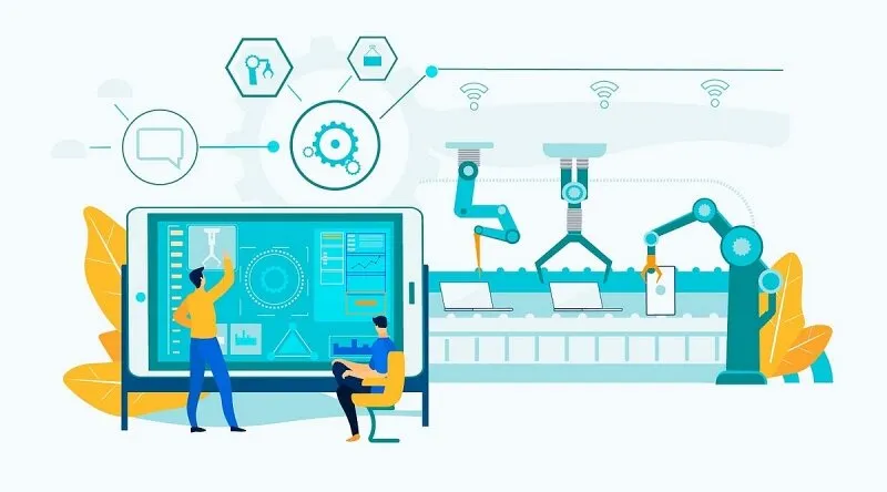 Fluxo de trabalho automatizado com integração entre setores