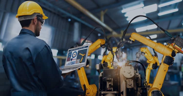 Robô digital operando fluxos de trabalho automatizados