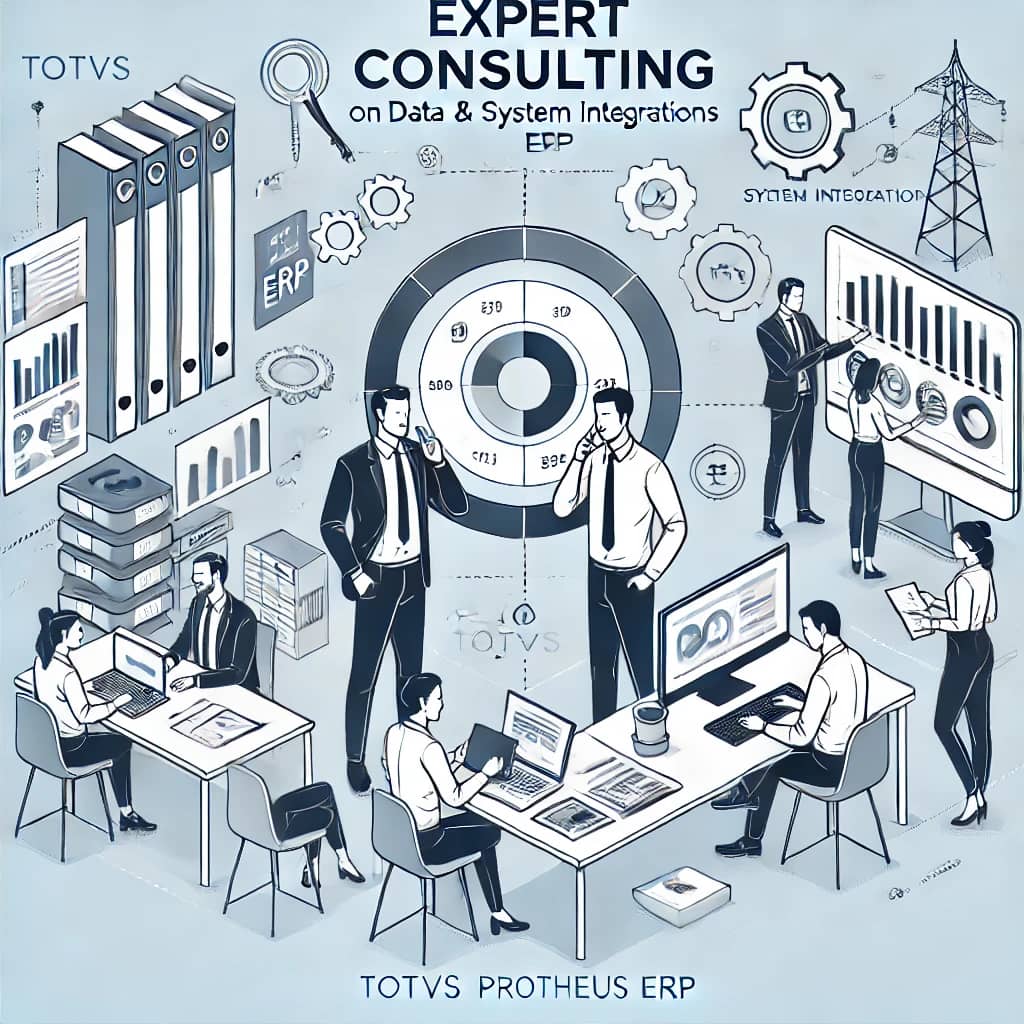 Especialista em consultoria TOTVS Protheus trabalhando em soluções empresariais